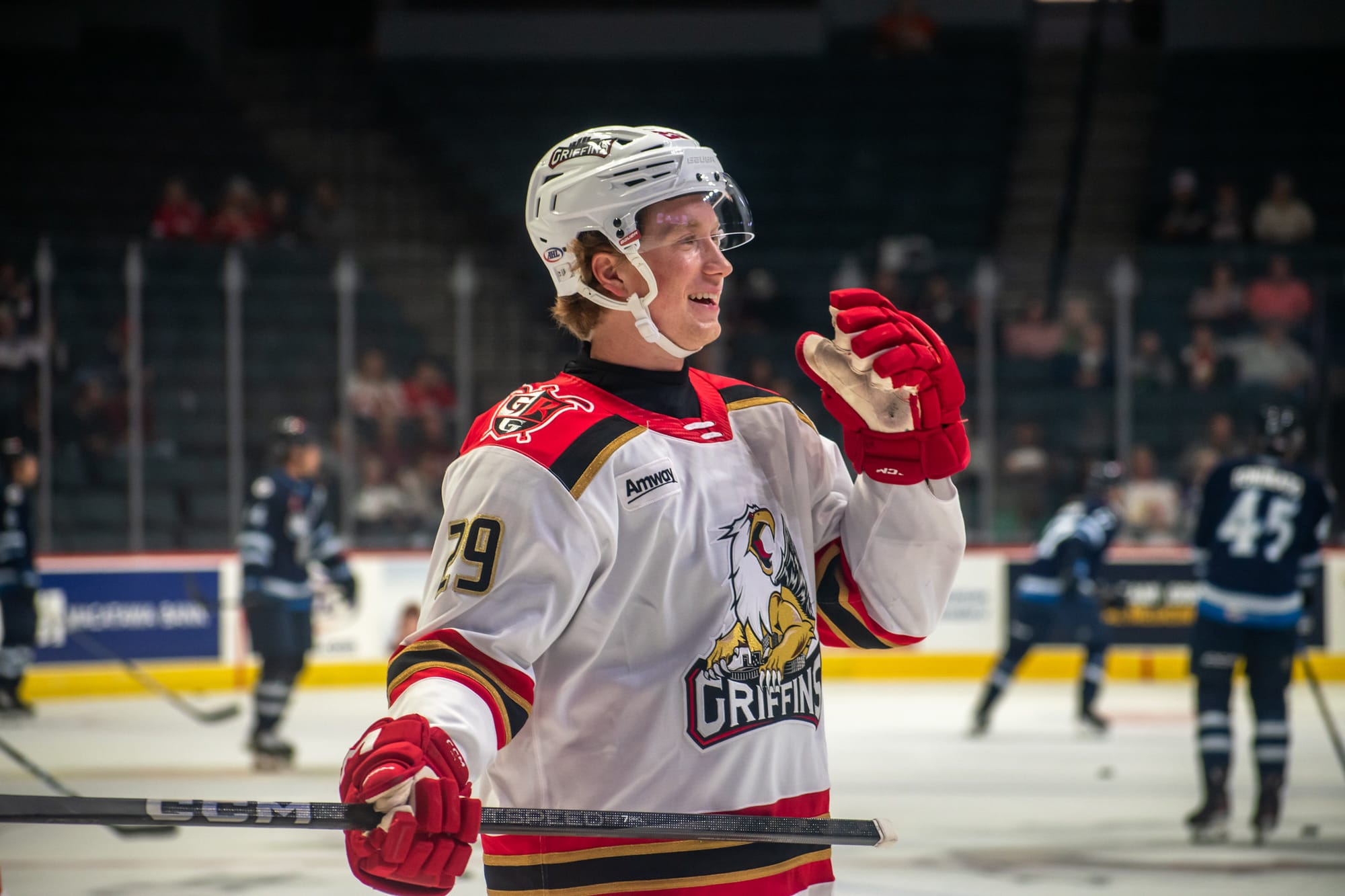 Danielson Developing Strong Two-Way Game With Grand Rapids