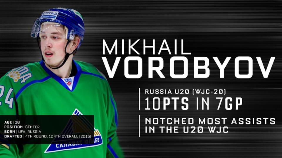 Flyers' Vorobyov Signed to Entry Level Contract