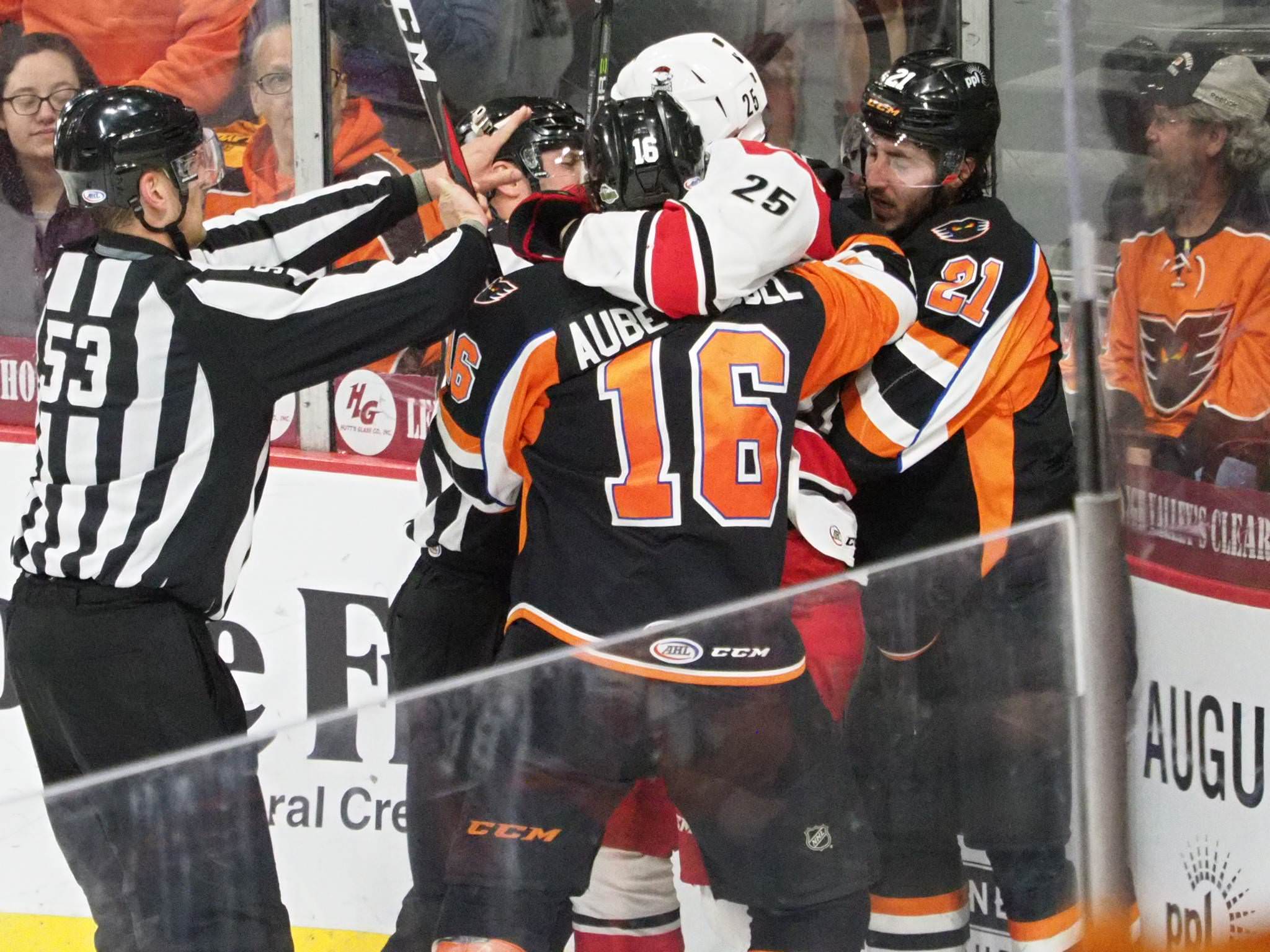 Frustrated Phantoms Fall 6-0 in Game 2 Loss to Charlotte (Series tied 1-1)