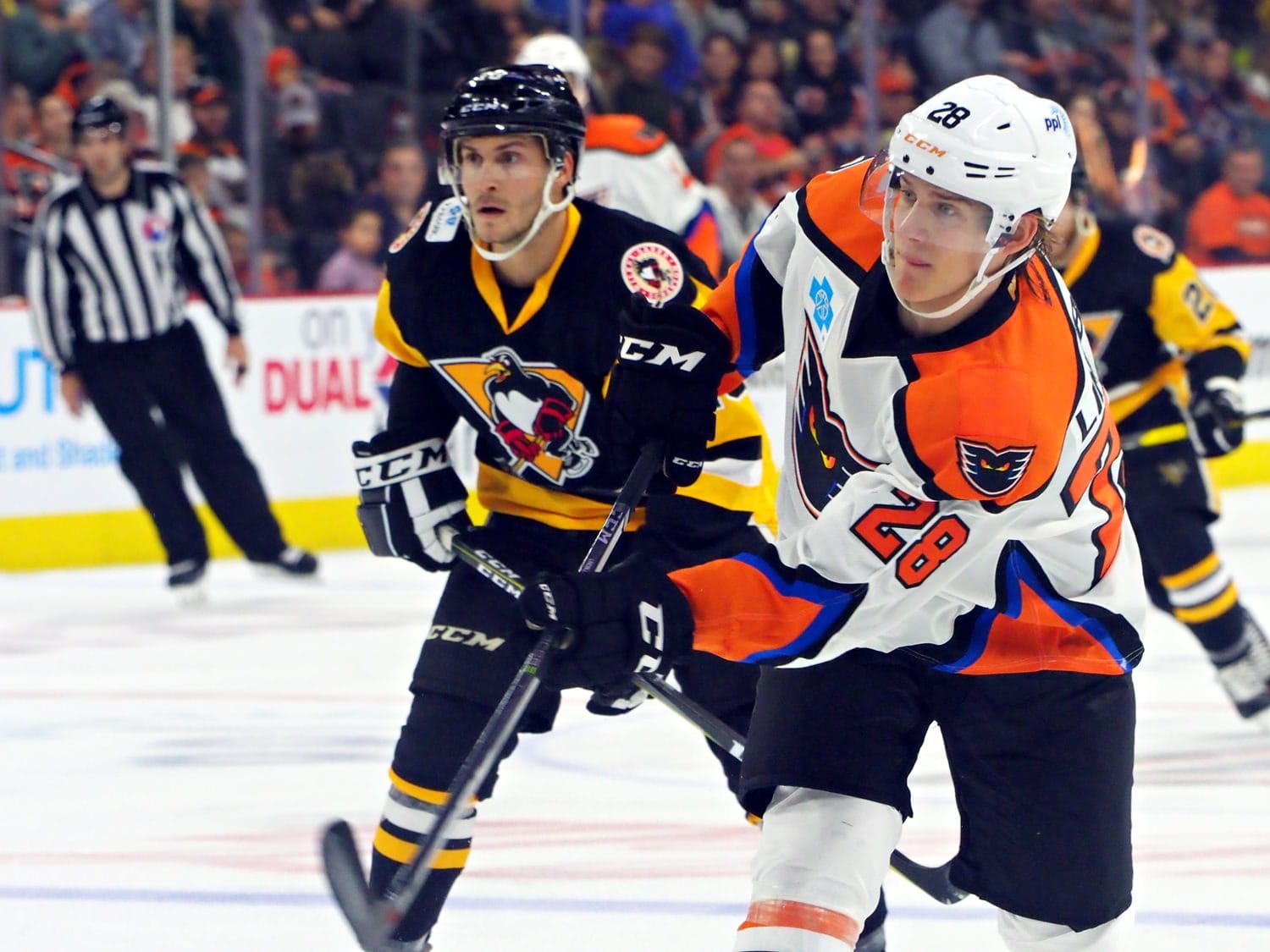 Game 41 Recap: Second Period Dooms Phantoms In Loss to Penguins