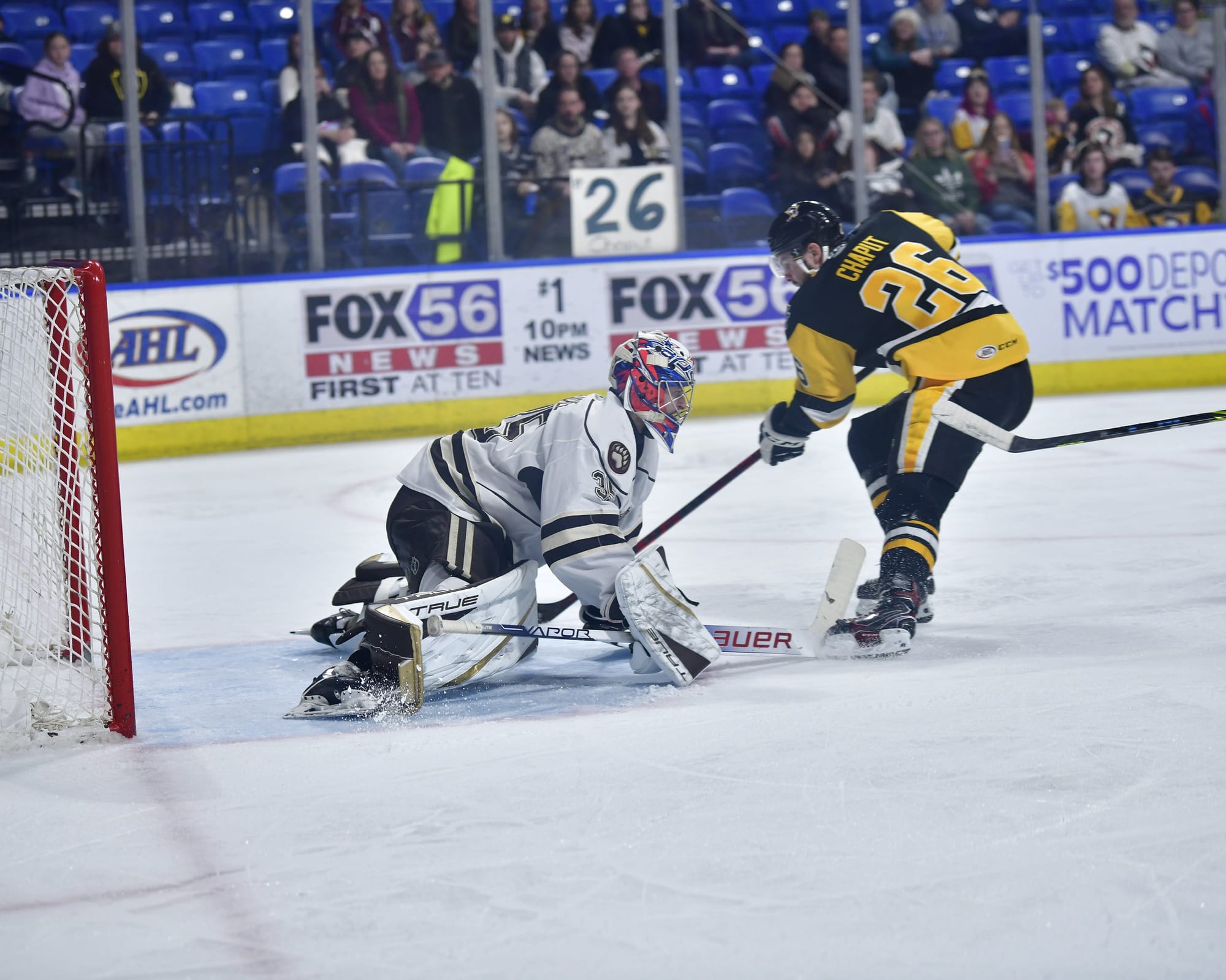 GAME STORY: Hershey - 0 at W-B/Scranton - 3 (4/19/22)