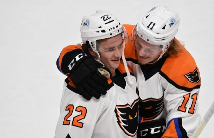 GAME STORY: Lehigh Valley - 4 at Hershey - 1 (3/14/21)