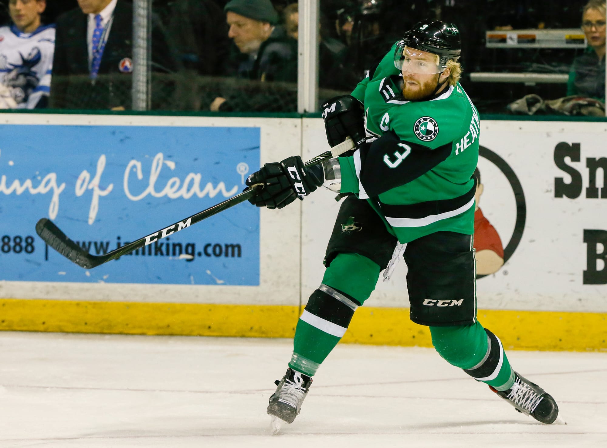 Heatherington Easing Into Captaincy, Leading Resurgent Texas Stars
