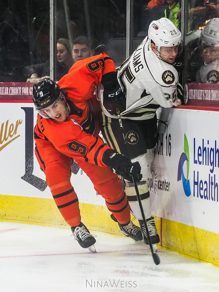 Hershey's Colby Williams Suspended For Hit On Danick Martel