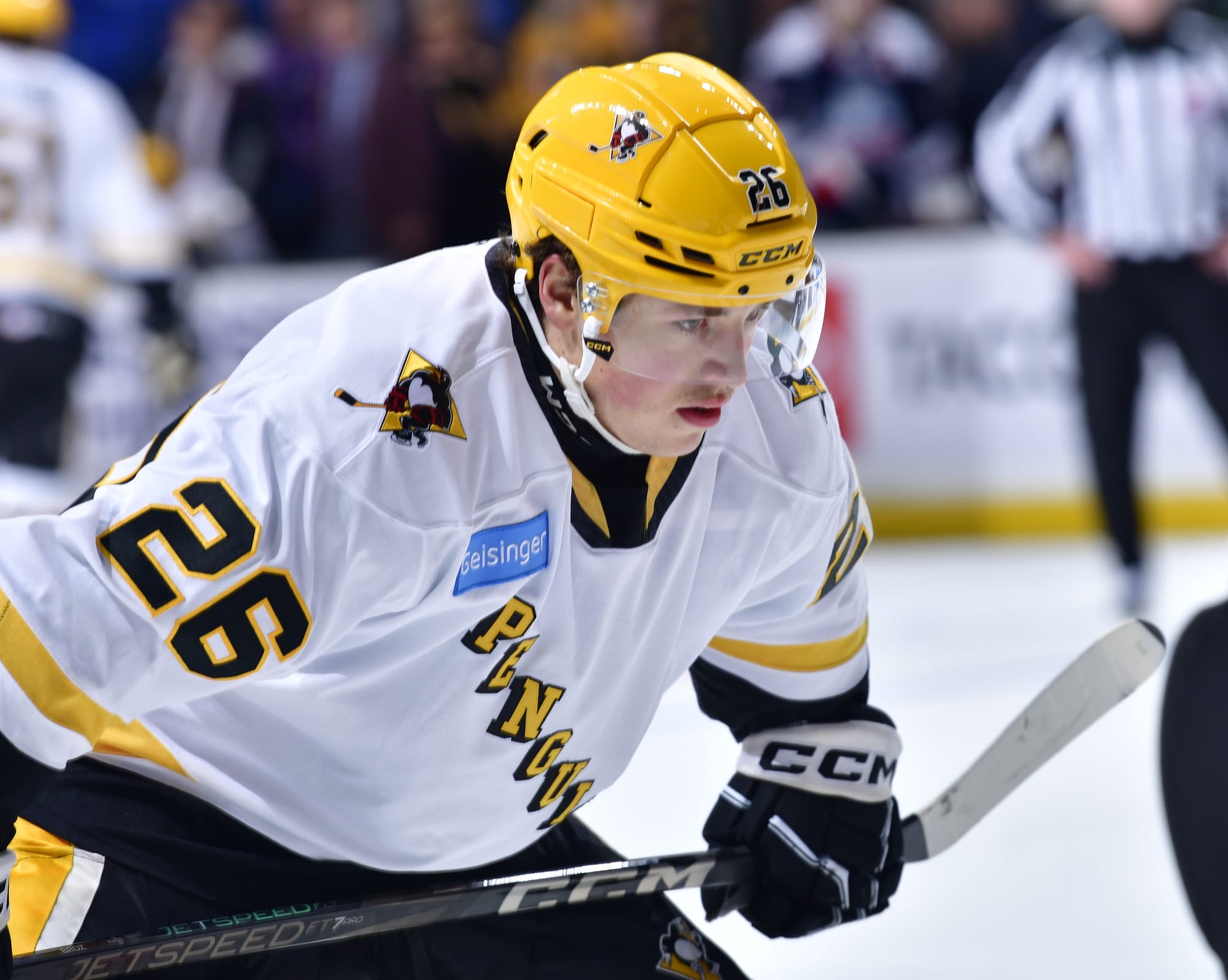 Penguins' head coach clarifies Tristan Broz's absence