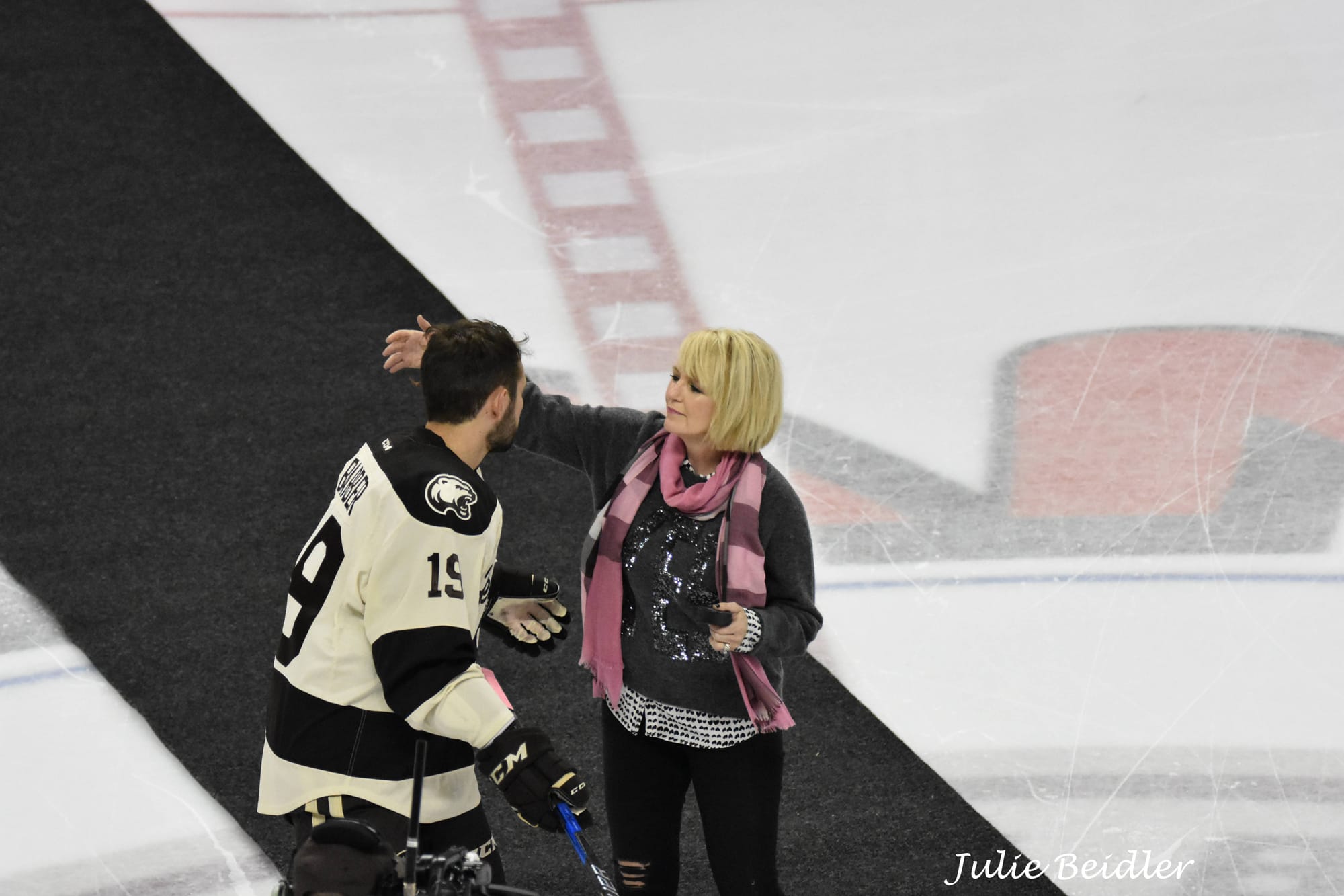 Pink in the Rink Night More Than Just Another Game For Barber, Johansen