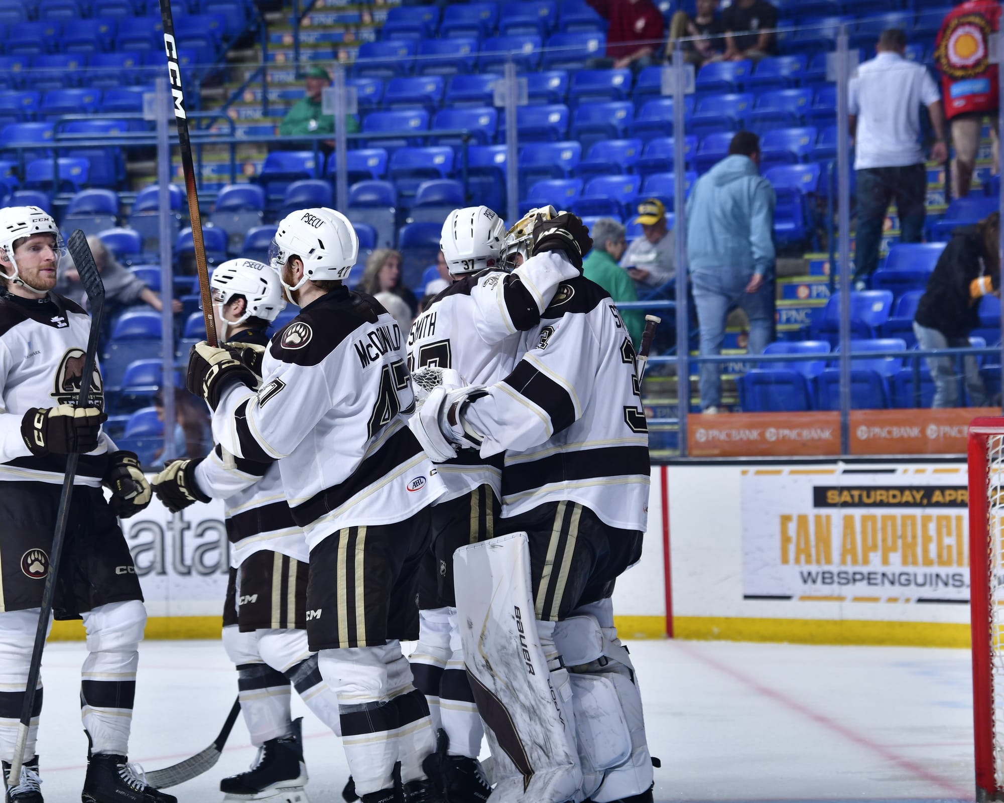 Game Story: Hershey - 5 at W-B/Scranton - 1 (4/15/26)