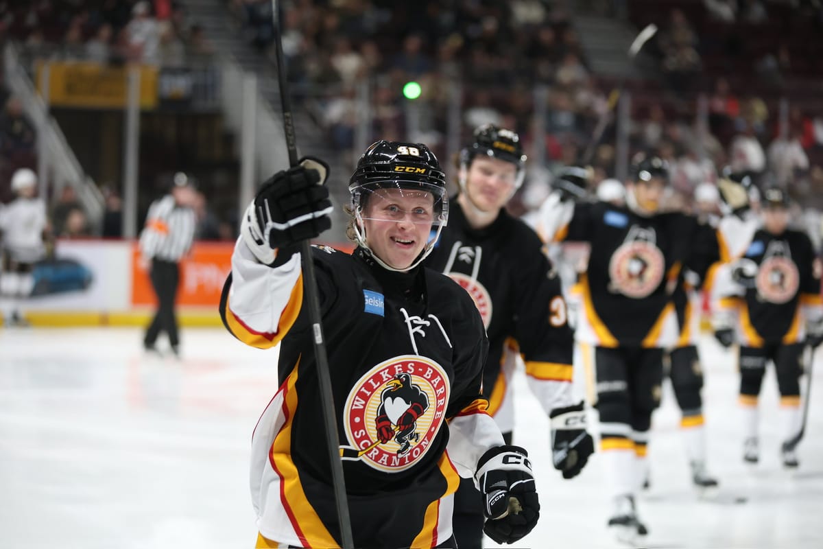 Game Story: W-B/Scranton - 4 at Hershey - 1 (12/6/25)