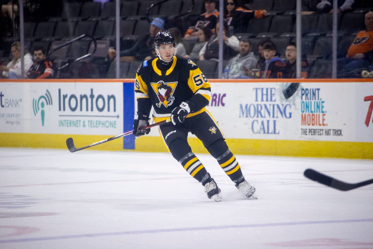 Brickey Brings Size, Offensive Instincts To AHL Penguins Blueline