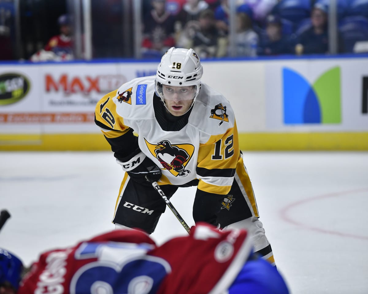 Caggiula's First AHL Stint A Short One As Penguins Forward Depth Tested