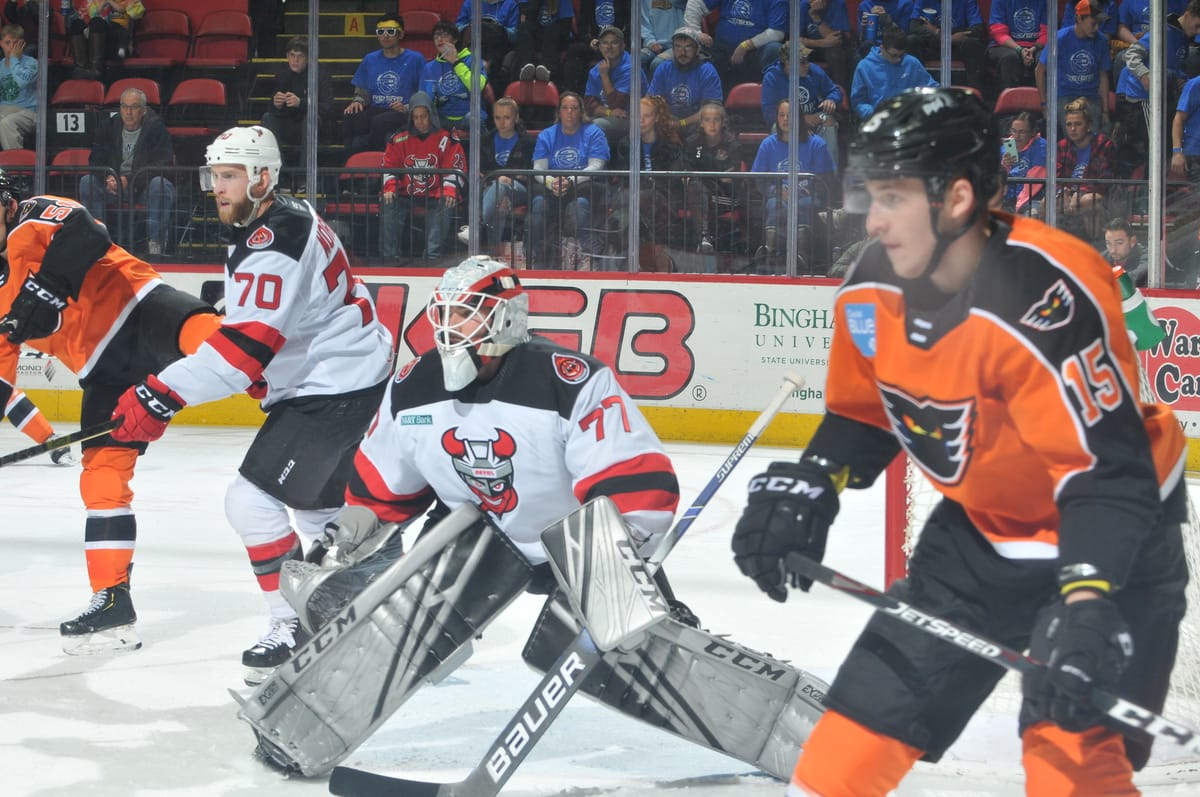 From Binghamton to Newark: Domingue's Return To The NHL Comes With The Devils