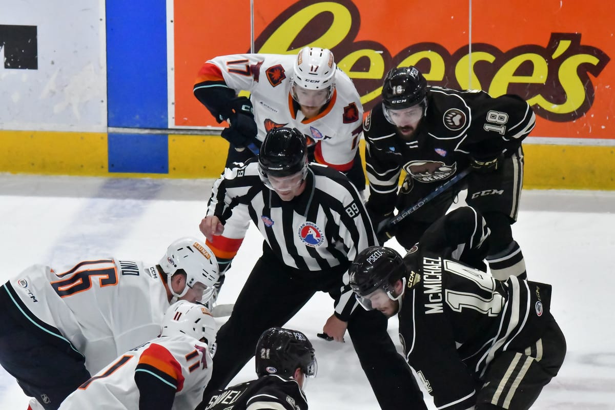 GAME STORY 2023 Calder Cup Finals Game 3: Coachella Valley - 4 at Hershey - 5 (OT)