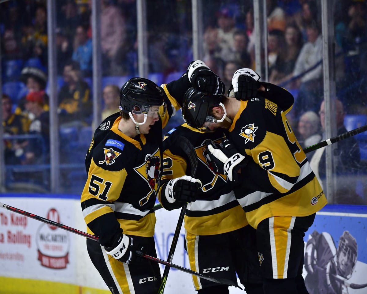 GAME STORY: Hershey - 2 at W-B/Scranton - 3 (OT) 4/15/22