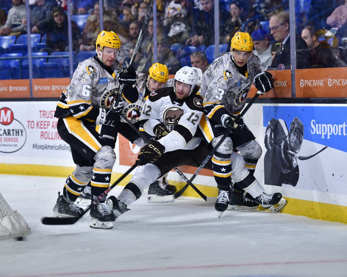 Game Story: Hershey - 4 at W-B/Scranton - 3 (OT) 2/15/25