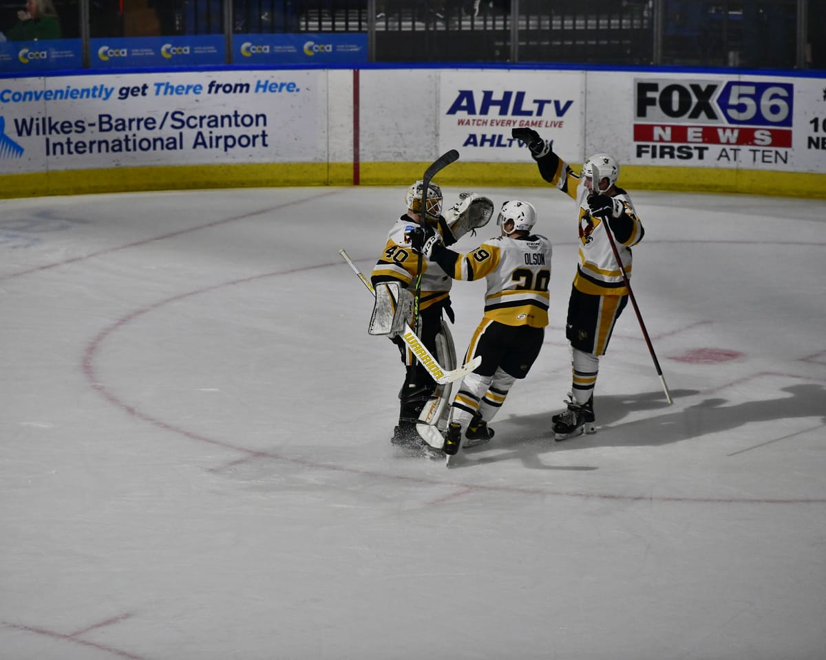 Game Story: Lehigh Valley - 2 at W-B/Scranton - 3 (SO) 11/25/22