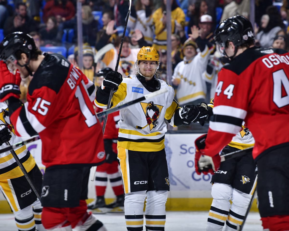 Game Story: Utica - 1 at W-B/Scranton - 2 (1/25/25)