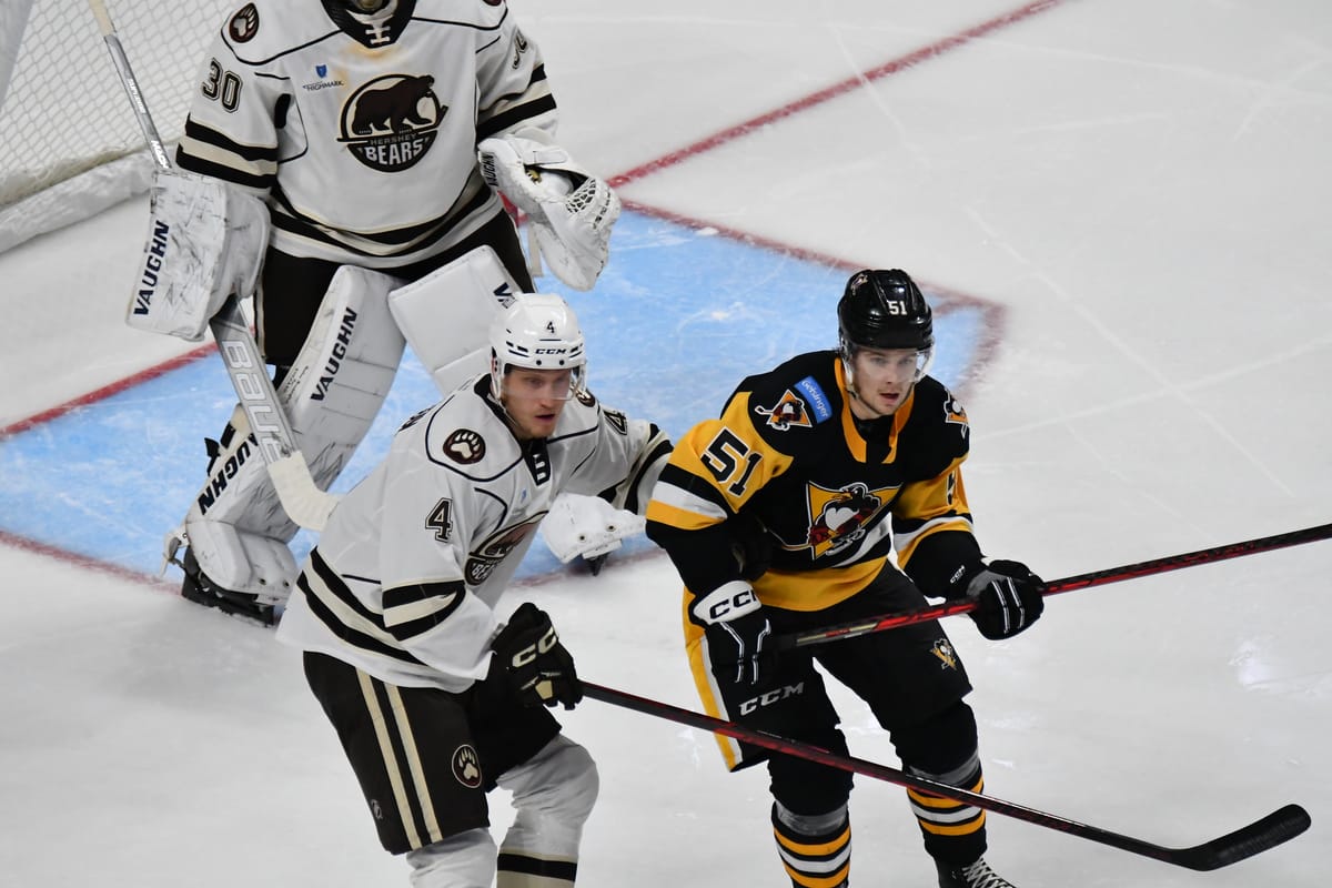 Game Story: W-B/Scranton - 2 at Hershey - 1 (OT) 10/29/22