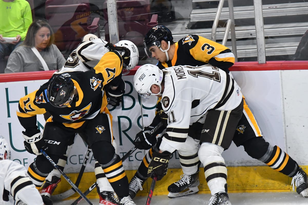Game Story: W-B/Scranton - 3 at Hershey - 4 (11/6/22)