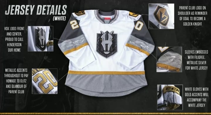 Henderson Silver Knights Unveil Inaugural Season Jerseys