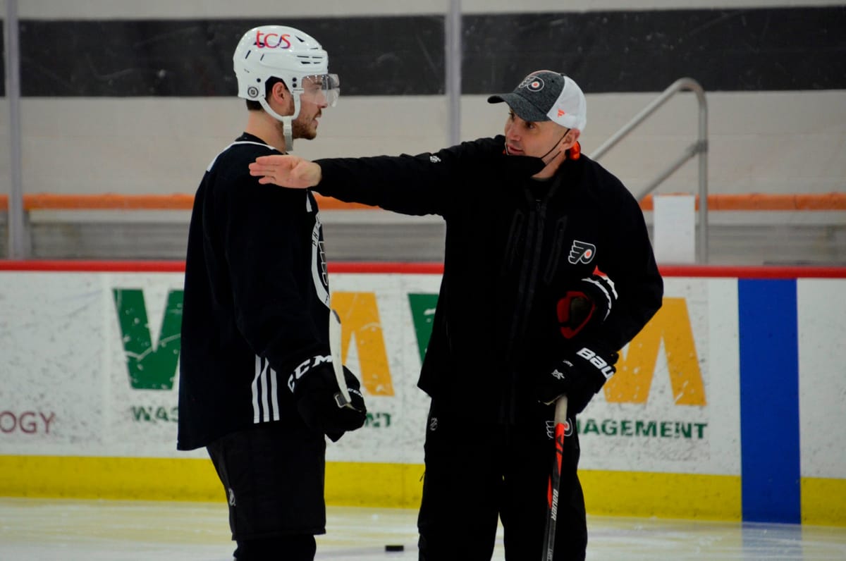 Laperriere Leading Flyers Prospects at Rookie Camp
