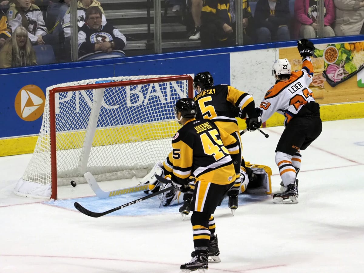 Leier, Lyon Lead Lehigh Valley Past Penguins