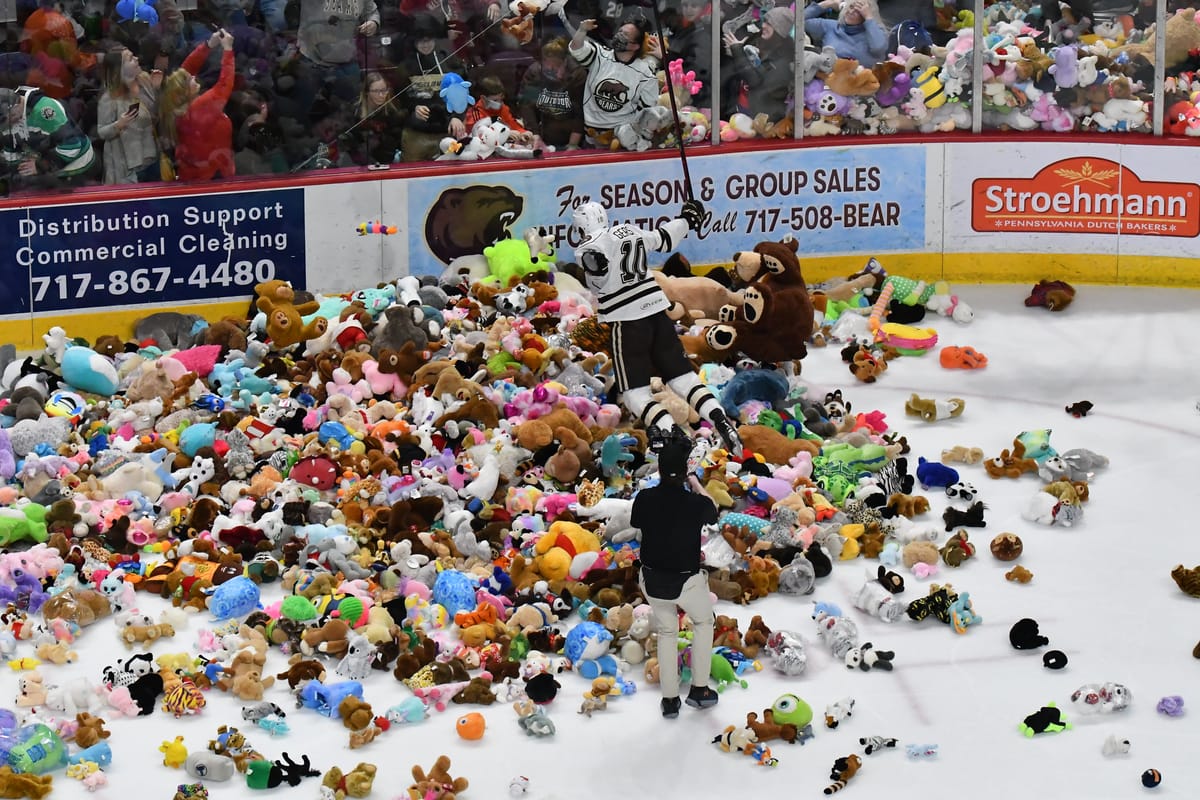 Re-Live Saturday Night's World Record-Setting Teddy Bear Toss In Hershey